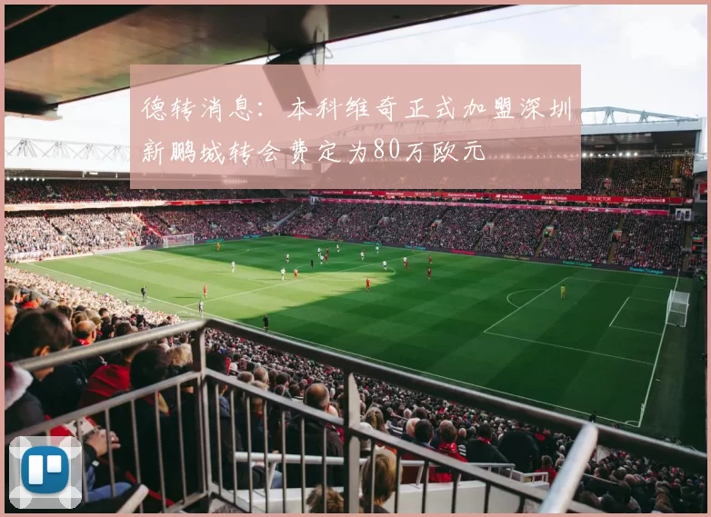 德转消息：本科维奇正式加盟深圳新鹏城转会费定为80万欧元